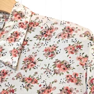 Vtg Rayon, Rose Print Flowy Floral Boho, Cottagecore, Vacation Dress, L.